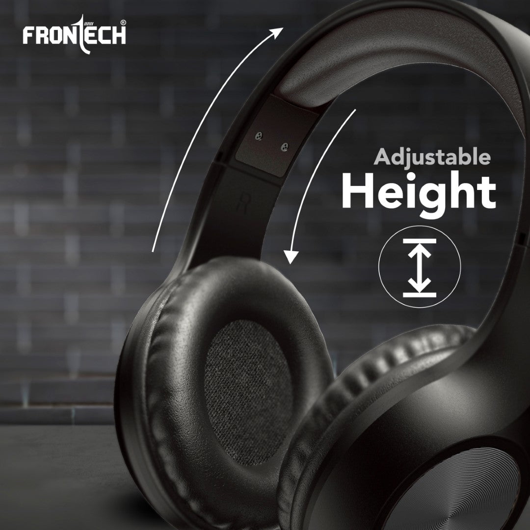 Frontech Wired Multimedia Headphone: Mic, Volume Control, 40mm Drivers (HF-3451) Frontech Wired Multimedia Headphone: Mic, Volume Control, 40mm Drivers (HF-3451)